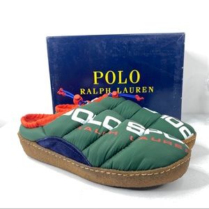 polo ralph lauren myles puff slippers